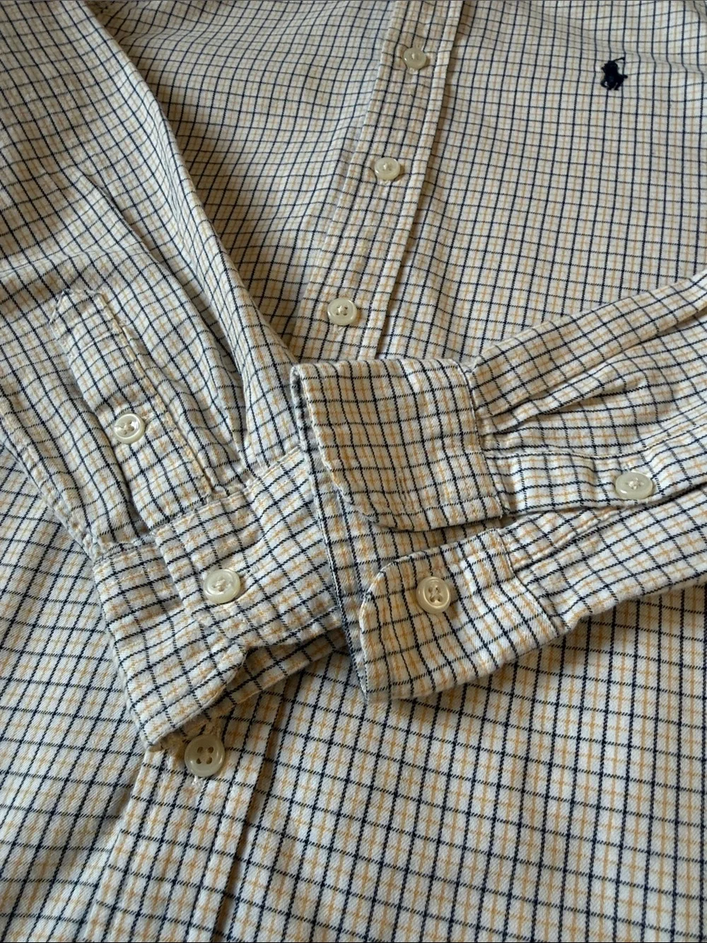 Ralph Lauren Button-Down Plaid Shirt for boy size 10-12